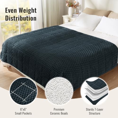 Uttermara Weighted Blankets for Adults, Twin Size 15lbs 48x72 Inches - Image 6