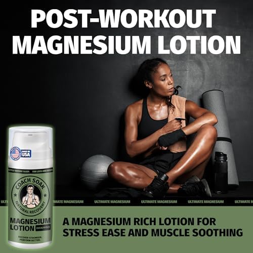 Coach Soak Magnesium Lotion with MSM & Menthol, Eucalyptus 3.4oz - Image 2