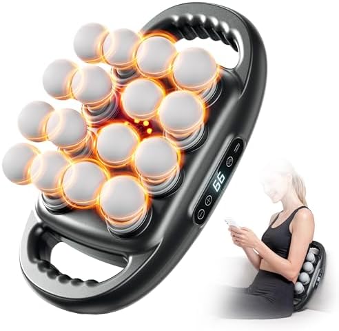 16-Head Deep Tissue Massage Gun, 9 Modes, 99 Intensity Levels by EDISTEC%7CSmartBackNeckMassagers