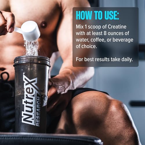 Nutrex Research Creatine Monohydrate Powder 400 Servings - Pure Unflavoured Micronized Creatine Monohydrate Supplement for Muscle Growth, Strength & Power - Clinically Tested - Image 6