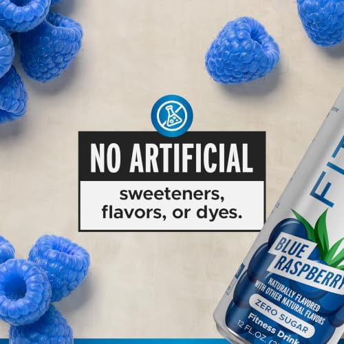 FITAID Creatine Recovery Drink, Zero Sugar, Blue Raspberry, 24pk - Image 6