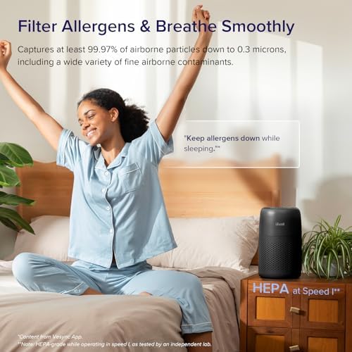 Levoit Air Purifiers for Home Bedroom Dorm Room, Small Quiet Air Purifiers - Image 3