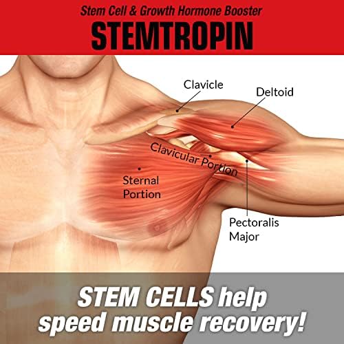 MuscleMeds STEMTROPIN Stem Cell & Growth Factor Booster, Natural Supplement for Performance Enhancement & Anti-Aging, Muscle Building and Recovery, 60 Veggie Capsules - Image 4