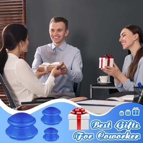 TrelaCo 6 Pcs Silicone Cupping Kit for Massage Therapy,Solid Blue - Image 5