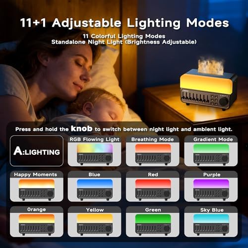 TMEHM 4-in-1 Sleep Sound Machine with White Noise & 8 Nature Sounds - Image 3