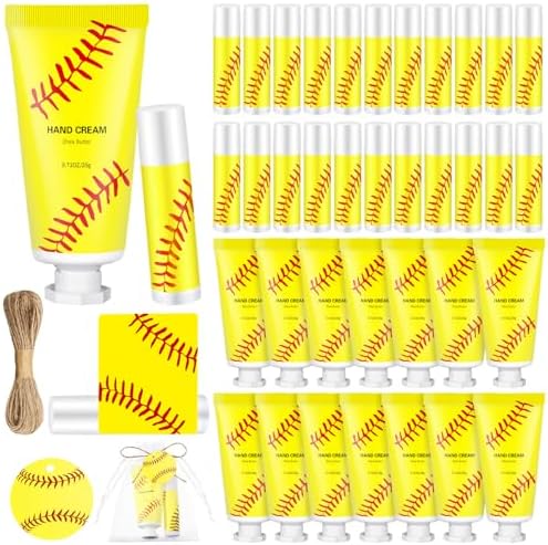 144 Pcs Softball Lip Balm Hand Cream Party Favor Gifts by Heigble