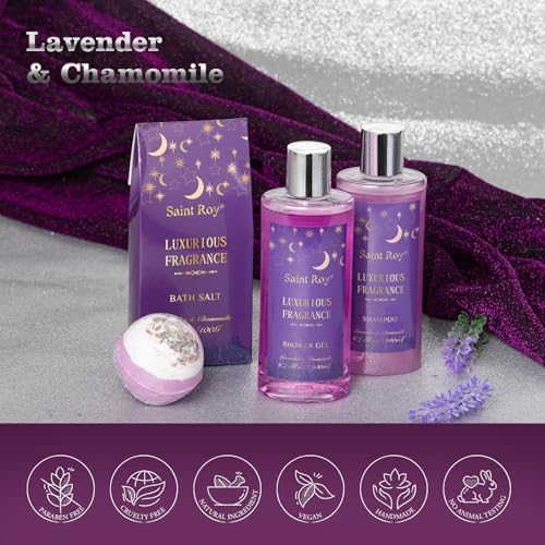 Spa Gift Basket Bath Spa Kit Spa Gifts for Women, Bath and Body Baskets Set - Image 5