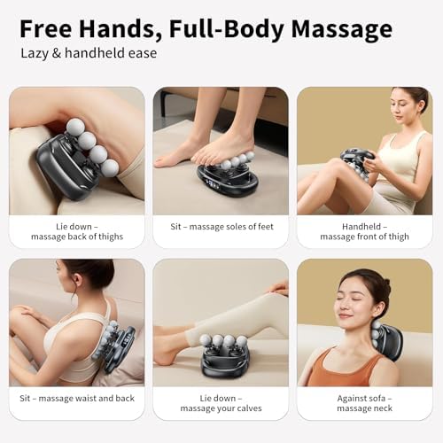 Mini Massage Gun, 2026 Upgrade Portable Deep Tissue Massager with 16 Heads & 3 Modes, 30 Intensity Levels, Ultra-Quiet for Neck, Back, Legs Pain Relief, Ideal for Women, Travel, Home & Office Use - Image 5