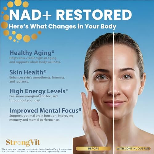 NAD Resveratrol Supplement for Women & Men. Support Cellular Health, Energy - Image 4