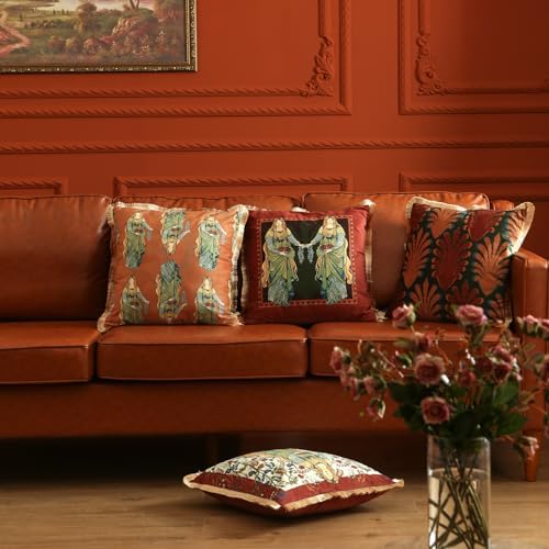 patdrea Designer Velvet Throw Pillow Cover,Set of 2,18"x18"-OldlegendB - Image 3