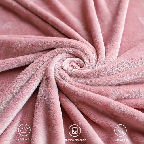 TASTHROW Pink Throw Blanket 50x60 Inches - Image 3