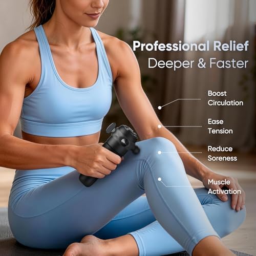 M1 Mini Massage Gun–High Frequency Vibration Massager for Pain Relief - Image 5