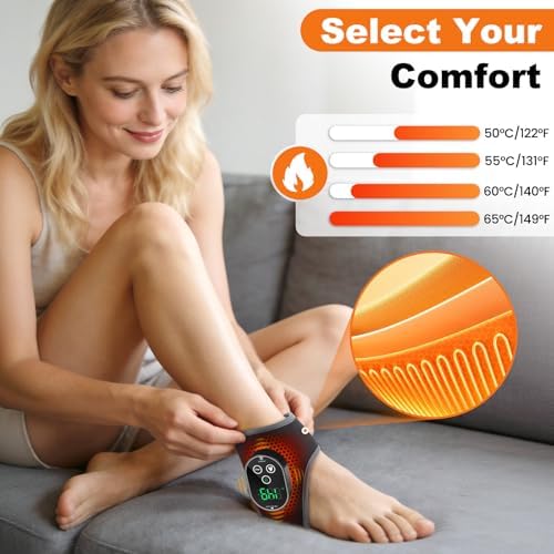 Foot Massager for Neuropathy, Foot & Ankle Heating Pad for Pain Relief - Image 3