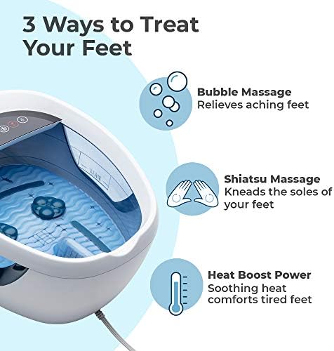 Homedics Shiatsu Bliss Footbath with Heat Boost, Foot Spa Massager - Image 4