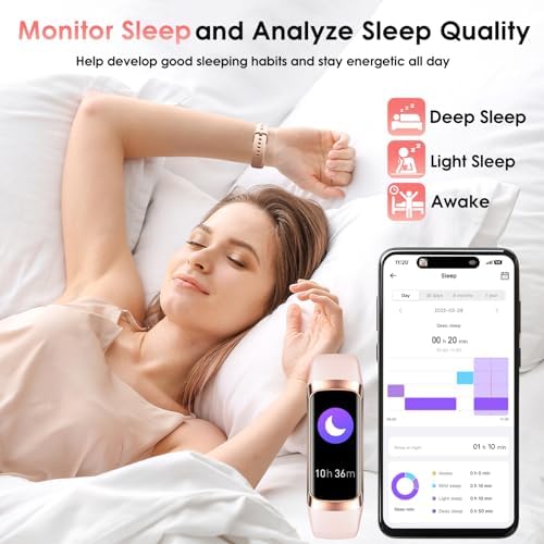 Fitness Tracker – Heart Rate Blood Oxygen Blood Pressure Temp Sleep Calorie - Image 3