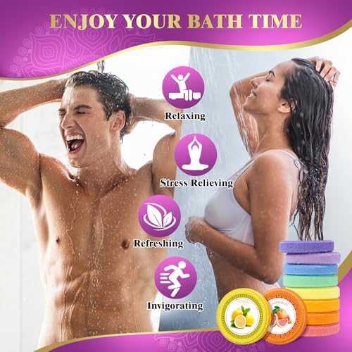 Qivatex Shower Steamers Aromatherapy, SPA Relaxation Shower Bombs for Women - Image 4