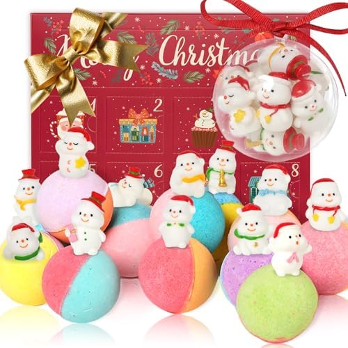 Valentines Day Gifts for Women - Bath Bomb with Surprise Inside, Bath Bomb Gift Set for Sister, Wife, Mom, Son, Daughter｜Spa Gift Set Christmas Gift Idea for Boys Girls Gifts by LILYROY