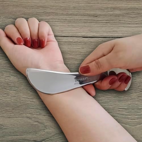 BYYDDIY SD 2 in 1 304Stainless Steel GuaSha Muscle Scraper Tools Set,Scar Tissue Tool,Physical Therapy Tools,Muscle Scraping Tool,Massage Scraper,IASTM Tools,Soft Tissue Massage Tool (SD2) - Image 3