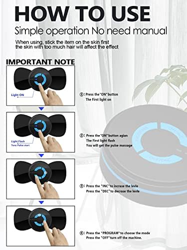 Wireless TENS EMS, TENS Unit Muscle Stimulator, Mini Body Massager Machine - Image 7