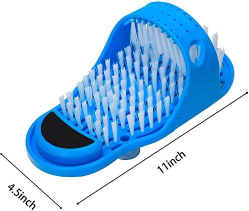 LUITON 2 Pack Foot Scrubber Massager Scrub Feet Cleaner Washer Brush for Shower Spa Massage Floor Slipper for Exfoliating Cleaning Foot - Image 4