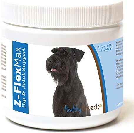 Healthy Breeds Giant Schnauzer Z-Flex Max Hip and Joint Soft Chews 50 Count by HealthyBreeds