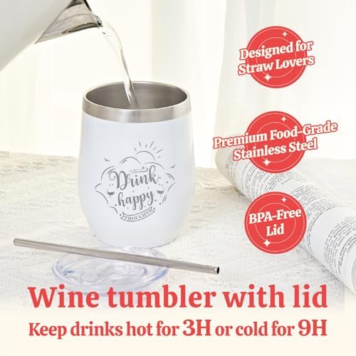 Body & Earth Gifts for Women Rose Spa Gift Sets for Birthday, 8 Pcs Gift for Women, Self Care Kit for Tumbler, Eye Mask, Mothers Day Gifts - Image 4