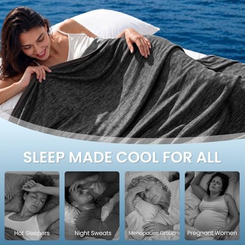 Topcee Cooling Blanket Throw 50"x70" for Hot Sleepers Summer Blanket - Image 4