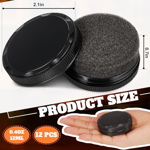 Loopeer 12Pcs Shoe Shine Sponge, Instant Leather Care - Image 2