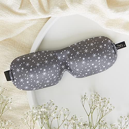 Bucky 40 Blinks No Pressure Printed Eye Mask for Travel & Sleep, Snowflakes, One Size - Image 3
