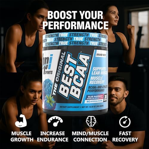 BPI Sports Best BCAA Powder – Hydration, Blue Raspberry, 30 Servings - Image 5