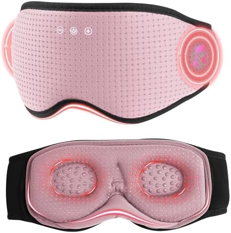 MUSICOZY Bluetooth Sleep Headphones with 3D Eye Mask for Zero Pressure by MUSICOZY