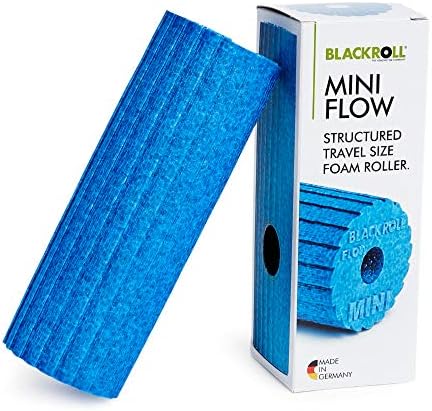 BLACKROLL - Mini Flow Foam Roller, Portable Massage Tool for Feet, Hands, and Arms, Ideal for Travel and Plantar Fasciitis Relief, Great for Exercise, Massage, and Muscle Recovery, 6" x 2" by Blackroll