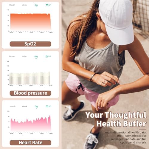 Smart Ring for Women-Men,Health-Fitness Tracker with Heart Rate, Sleep Monitor, Blood Oxygen, HRV, 128 Sports Modes, IP68 Waterproof, Gesture Control, No Subscription Fee,with iOS & Android (8) - Image 4
