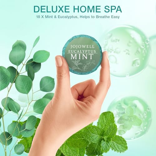 Shower Steamers Aromatherapy 18 Pack - Eucalyptus for Shower, Birthday Gifts for Women Men, Shower Bombs with Essentials Oil for Nasal Relief Stress Relief, Self Care Spa Gifts, Eucalyptus & Mint - Image 4