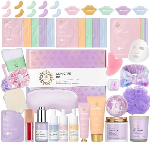 Gifts for Women, 38 Pcs Birthday Gift for Women, Hydrating Skin Care Set - Image 2
