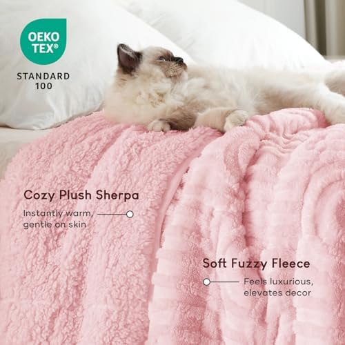 Cottonblue Jacquard Weighted Blanket for Adults Queen Size 15 lbs 60"x80" - Image 3