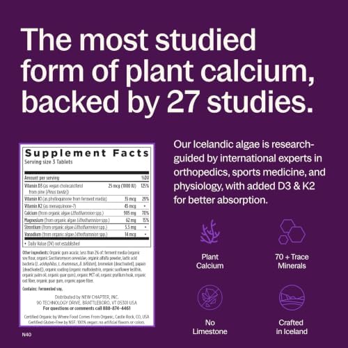 New Chapter Bone Strength Take Care Supplement, 270 Slim Tablets - Image 3