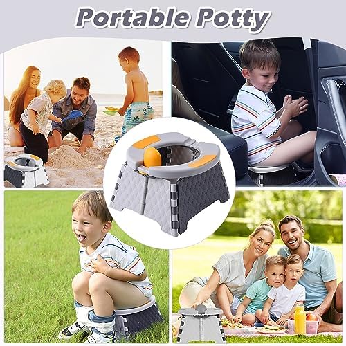 Travel Potty for Toddlers, Portable Foldable Toilet Training Seat - Image 3