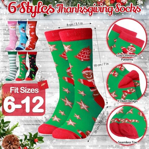 18 Pcs Christmas Gifts Set Xmas Makeup Bags Enamel Mugs Christmas Socks Bulk 2026 Gifts Santa Penguin Party Favors for Adults Coworkers Women Teacher Xmas Winter Party Supplies Decor - Image 5