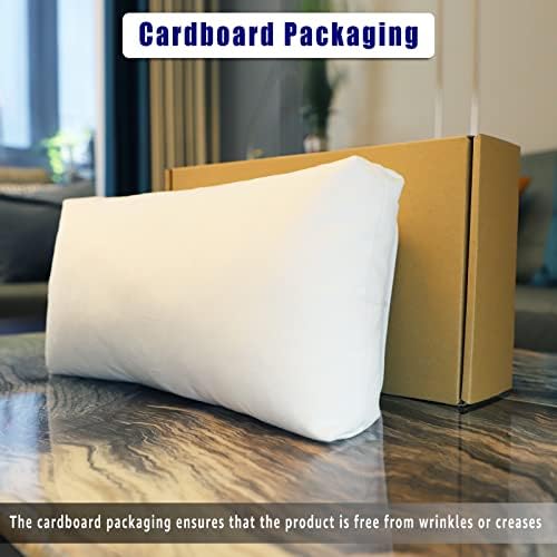 Velvet Recliner Head Pillow with Non-Slip Base - Adjustable Neck Support for Pain Relief in Home, Office and Travel (Nature White) - Image 2
