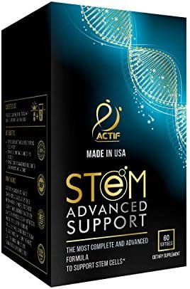 ACTIF STEM Cell Support - Maximum Strength with 10+ Stem Cell Factors, Non GMO, 2 Month Supply, Made in USA - Image 3
