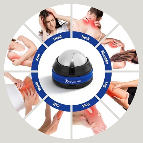 Solacium CryoSphere Mini - Stainless Steel Cold Massage Roller Ball - Handheld Massage Tool for Sore Muscles, Shoulders, Arms, Neck, Back, and Feet - Image 7