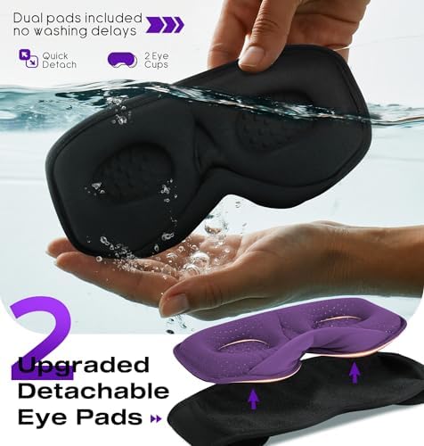 MUSICOZY Bluetooth Sleep Headphones with 3D Eye Mask for Zero Pressure - Image 3