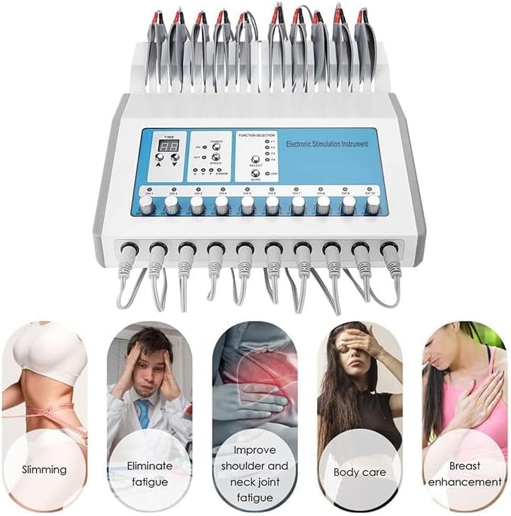 10 Channel Output Meridian Massager Acupoint Pulse Patch Device - Image 6
