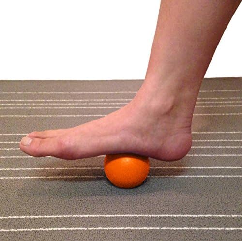 Kieba Massage Lacrosse Balls for Myofascial Release, Trigger Point Therapy, Muscle Knots, and Yoga Therapy. Set of 2 Firm Balls (2 Orange) - Image 5