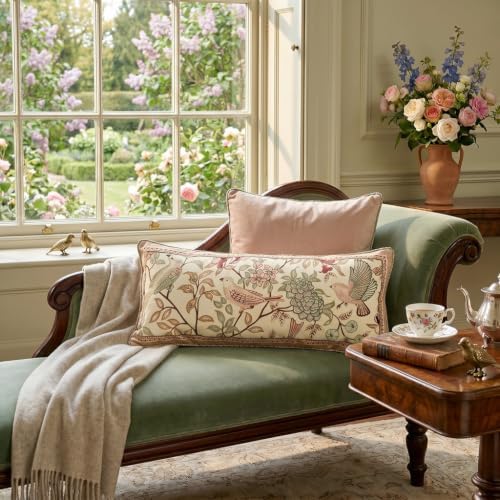 patdrea Designer Vintage Velvet Throw Pillow Cover,12"x28"-Kulom A - Image 7