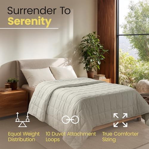 HomeSmart Weighted Blanket Queen Size 50 lb - The Heaviest Weighted Blanket - Image 4