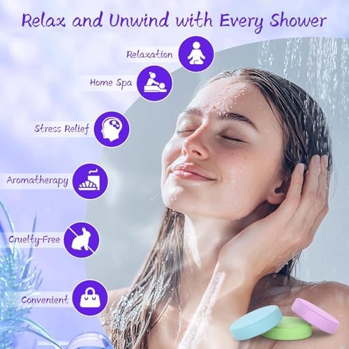 HFHO Shower Steamers Aromatherapy 8 Pack Natural Essential Oils Home Spa - Image 4