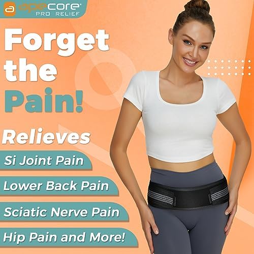 Sacroiliac SI Hip Belt for Women and Men That Alleviates Sciatic, Pelvic, Lower Back, Leg and Sacral Nerve Pain Caused by Si Joint Dysfunction| Hip Brace Support (XL-XXL) - Image 2
