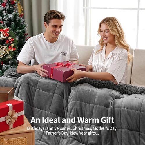 Uttermara Weighted Blankets for Adults Queen Size, 12lbs 60x80 inches - Image 5
